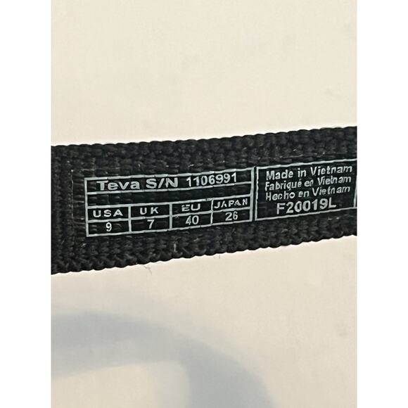 New TEVA Ceres Platform Sandals •Women 9• Fiery Red Double Diamond $145 - Picture 8 of 10